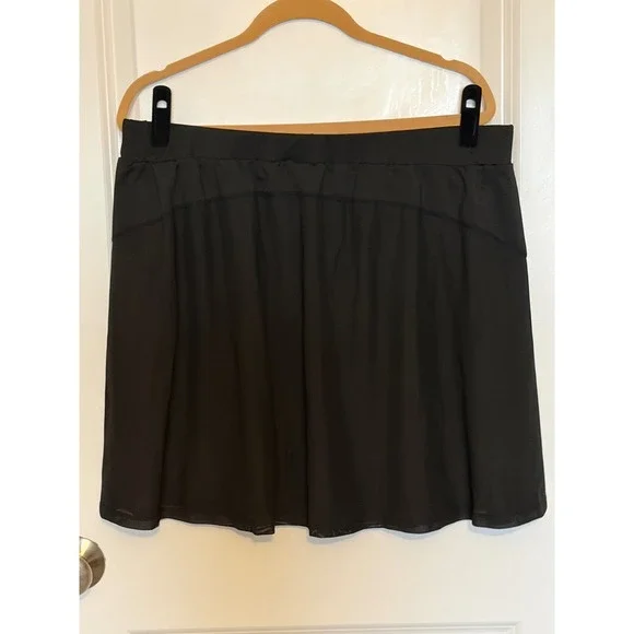 Athletic‎ Skirt Black Size 4XL Athletic Skirt Pleated Skirt Sporty Skirt - Picture 2 of 6